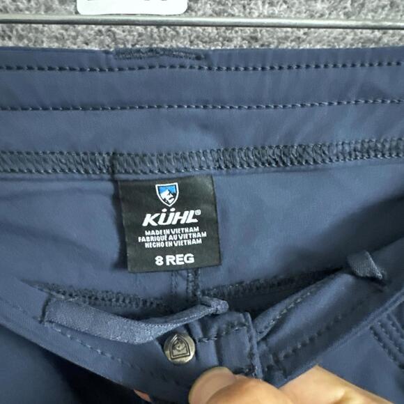 Kuhl Women's Size 8 Reg Blue Nylon Trekr Straight Leg Outerwear Pants - Picture 7 of 13